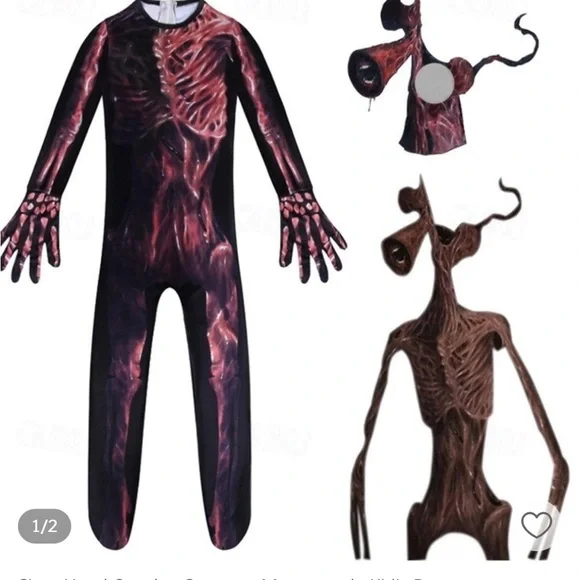 Siren head costume kids size 4/5 - Picture 3 of 3